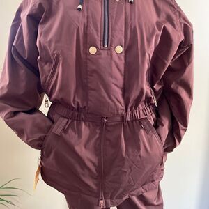 Vintage Fera Ski Jacket and Pants Brown Set Medium